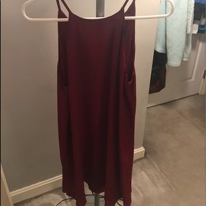 Maroon Flowy dress